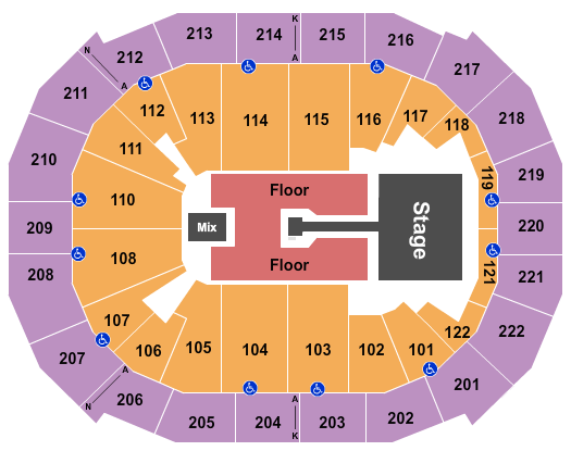 Chaifetz Arena Muse Seating Chart