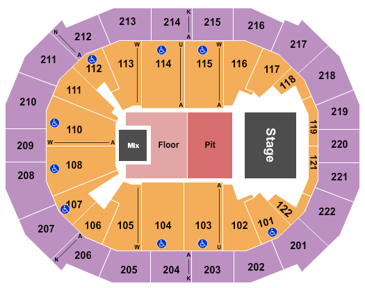 Chaifetz Arena Nathaniel Rateliff Seating Chart