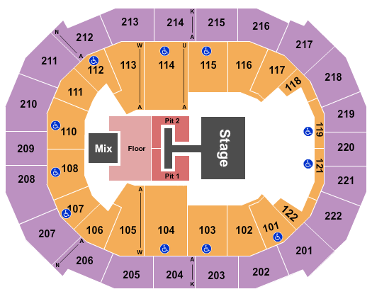 Chaifetz Arena Old Dominion Seating Chart