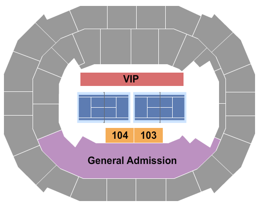 Chaifetz Arena Pickleball Seating Chart