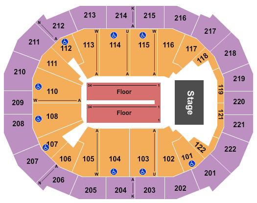 Chaifetz Arena St. Louis Music Festival Seating Chart