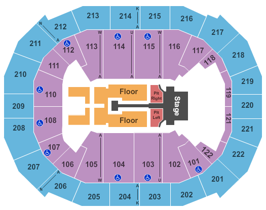 Chaifetz Arena The Lumineers Seating Chart