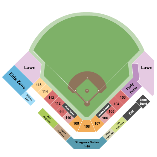 Thomas More Stadium Baseball Seating Chart
