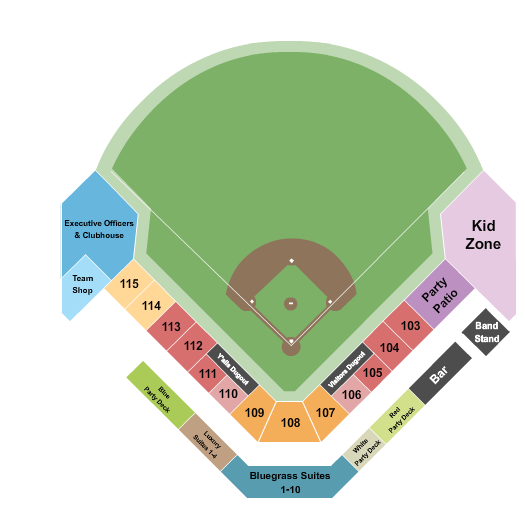 Thomas More Stadium Baseball Seating Chart