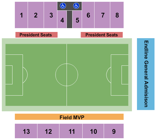Championship Stadium at OC Great Park tester Seating Chart