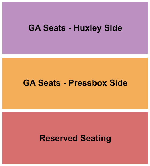 Chapey Field At Anderson Stadium Reserved/GA Seating Chart