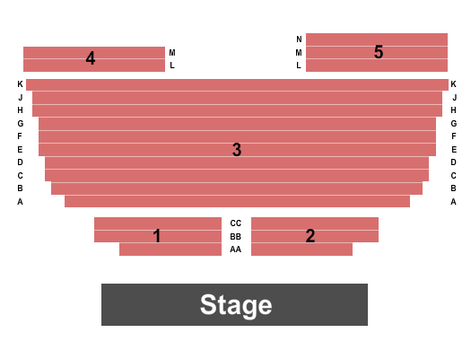 Charles R. Dassance Fine Arts Center venue and seating information