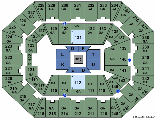 Charleston Coliseum & Convention Center - Charleston Brawl Seating Chart