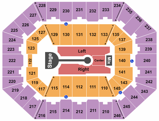 Charleston Coliseum & Convention Center - Charleston Lauren Daigle Seating Chart