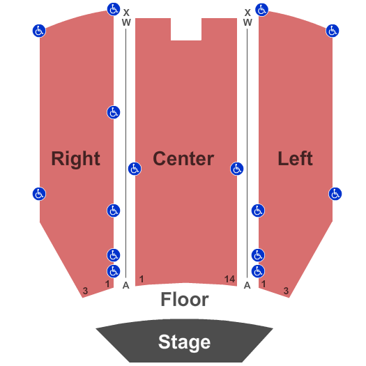 Charleston Coliseum & Convention Center - Charleston Theater Seating Chart