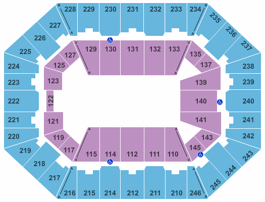 Charleston Coliseum & Convention Center - Charleston Marvel Seating Chart