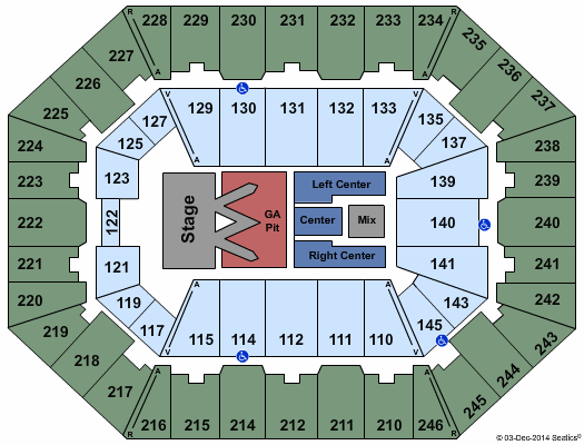Charleston Coliseum & Convention Center - Charleston Miranda Lambert Seating Chart