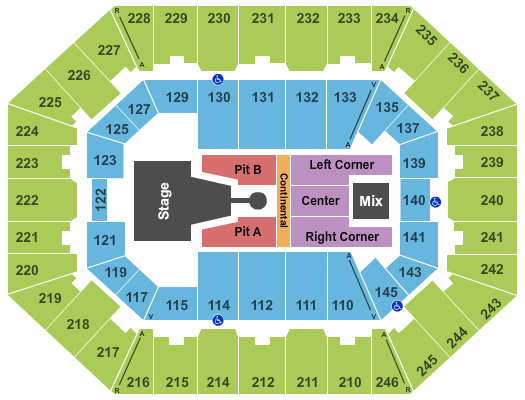 Charleston Coliseum & Convention Center - Charleston Morgan Wallen Seating Chart