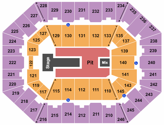 Charleston Coliseum & Convention Center - Charleston Shinedown Seating Chart