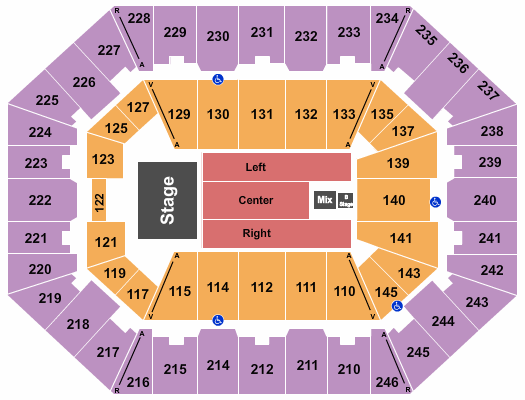 Charleston Coliseum & Convention Center - Charleston The Judds Seating Chart