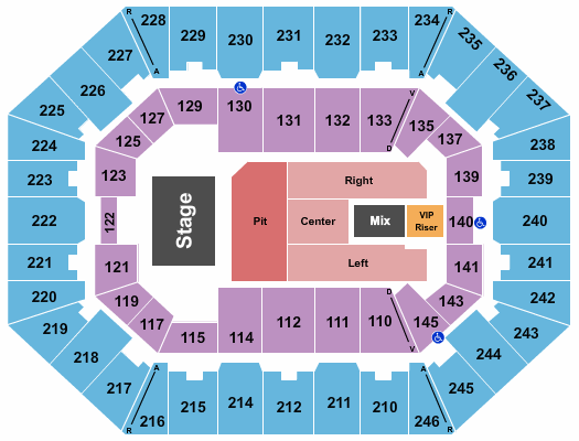 Charleston Coliseum & Convention Center - Charleston Breaking Benjamin Seating Chart