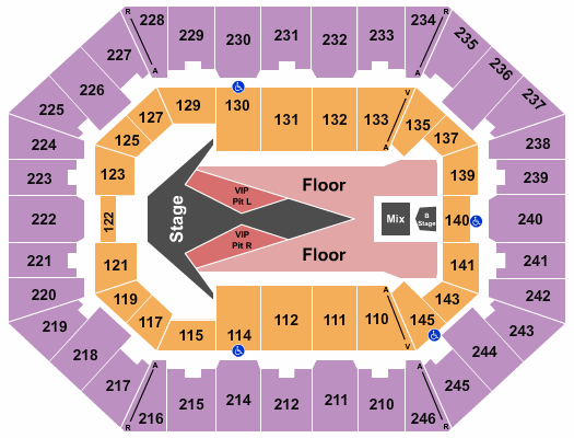 Charleston Coliseum & Convention Center - Charleston Seating Chart