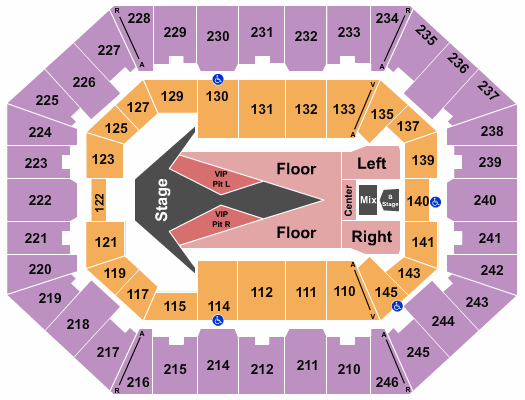 Charleston Coliseum & Convention Center - Charleston Carrie Underwood Seating Chart