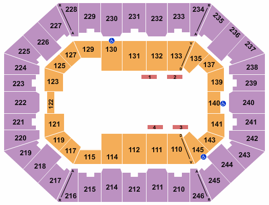 Charleston Coliseum & Convention Center - Charleston Jurassic World Seating Chart