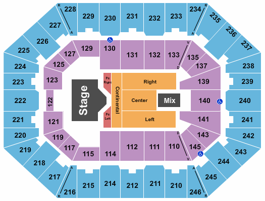 Charleston Coliseum & Convention Center - Charleston Koe Wetzel Seating Chart