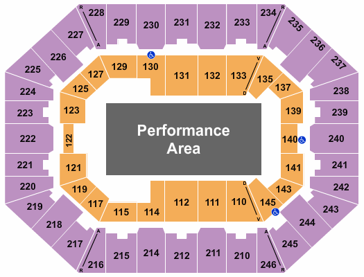 Charleston Coliseum & Convention Center - Charleston Monster Jam Seating Chart