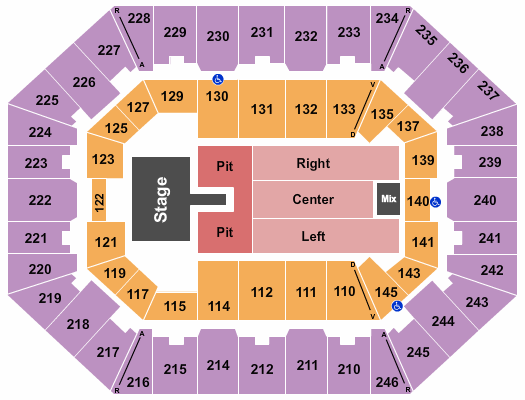 Charleston Coliseum & Convention Center - Charleston Parker McCollum Seating Chart