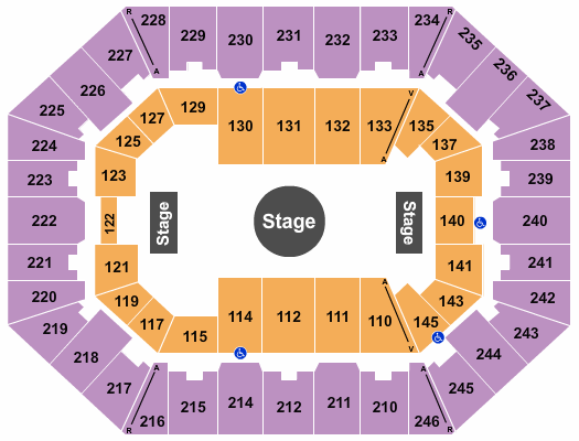 Charleston Coliseum & Convention Center - Charleston Ringling Bros Circus Seating Chart