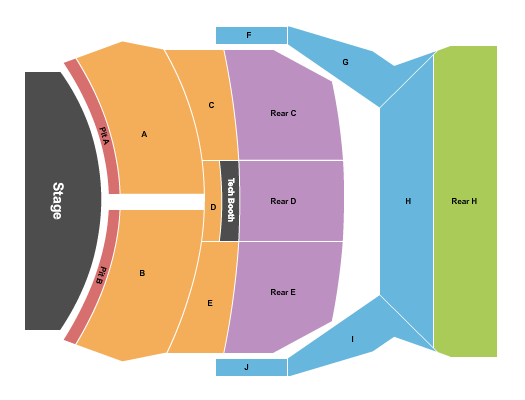 Charleston Music Hall Seating Chart