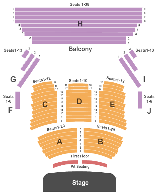 Mavericks Music Hall Seating Chart