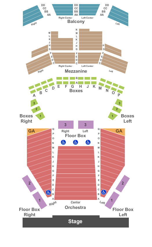 Charline McCombs Empire Theatre Seating Chart
