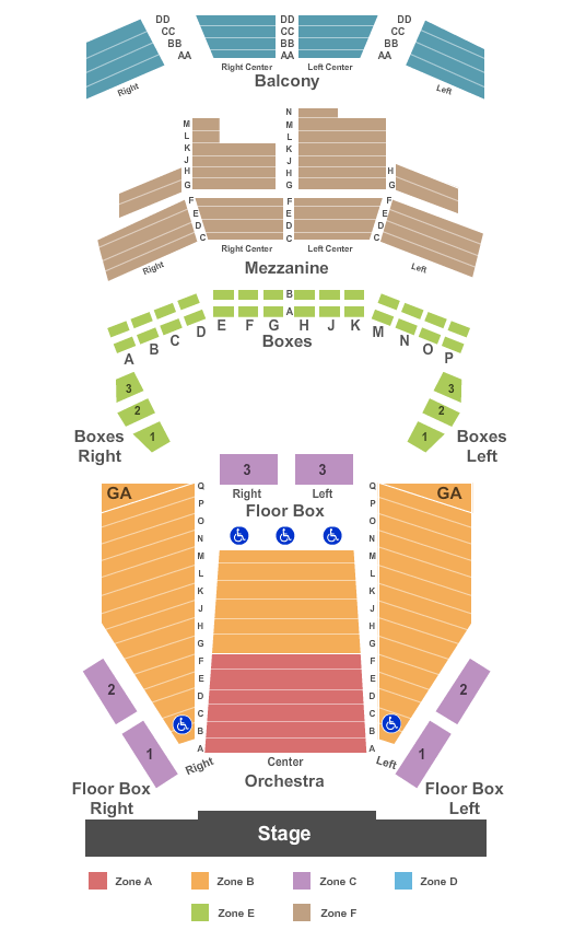 Woodlawn Theater Seating Chart