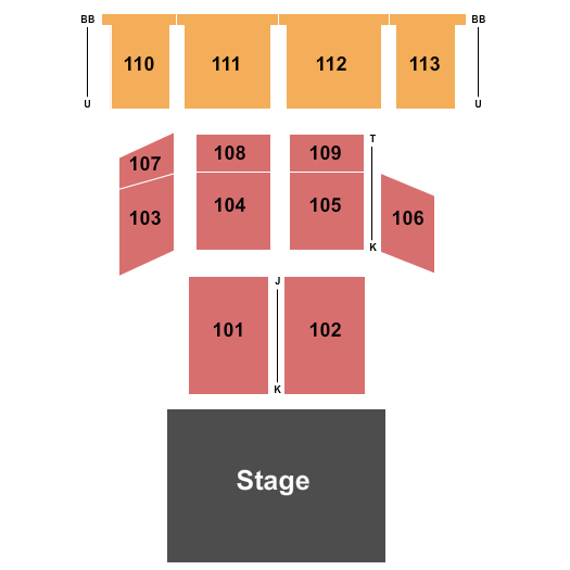 Charlotte Harbor Event & Conference Center Ballet Seating Chart