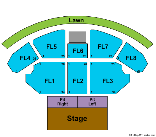 CCNB Amphitheatre at Heritage Park Miranda Lambert Seating Chart