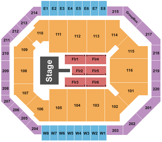 Chartway Arena at Ted Constant Convocation Center Seating Chart