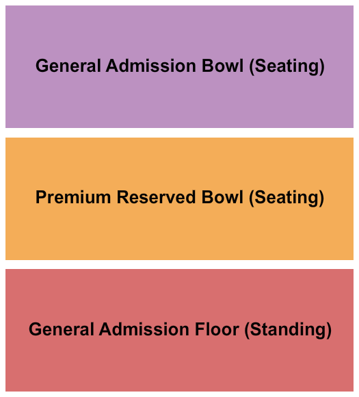 Chartway Arena at Ted Constant Convocation Center GA/Premium Seating Chart