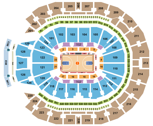 At T Park San Francisco Concert Seating Chart