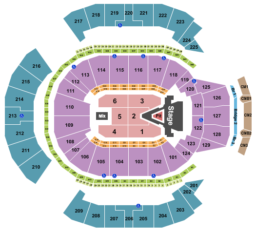 Chase Center Aerosmith 2023 Seating Chart