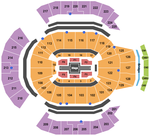 Chase Center Bad Bunny Seating Chart
