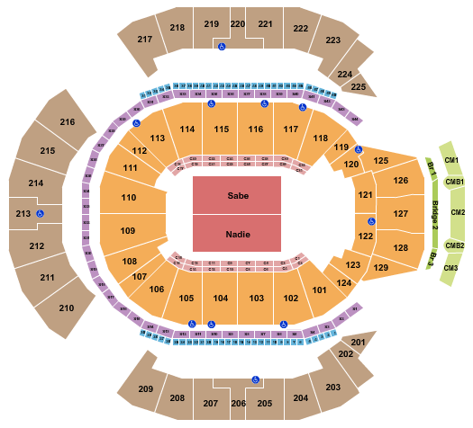 Chase Center Bad Bunny Seating Chart