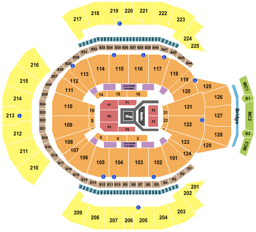 Chase Center Boxing Seating Chart