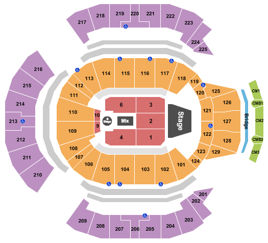 Chase Center Camila Cabello Seating Chart