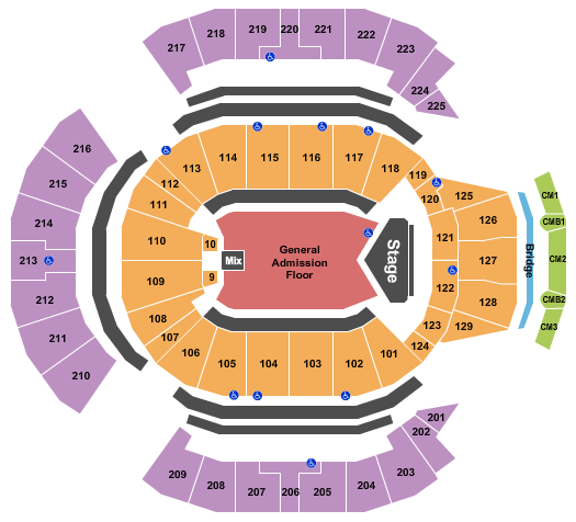 Chase Center Chance The Rapper Seating Chart