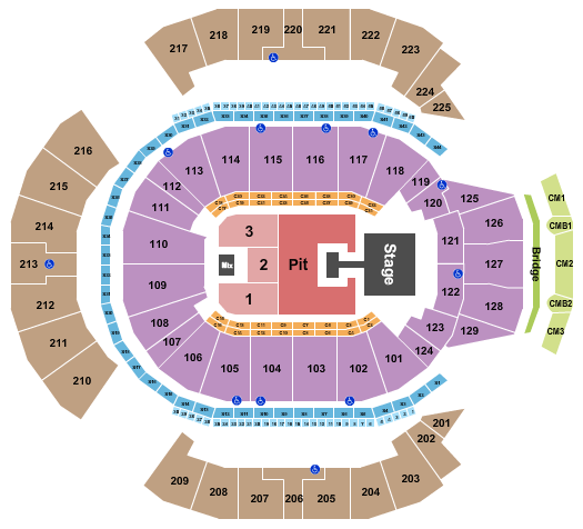 Chase Center Demi Lovato Seating Chart