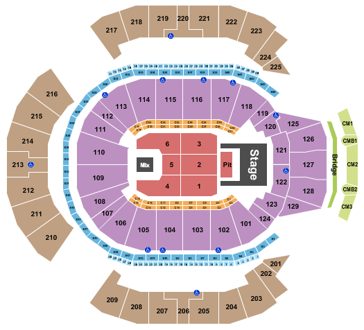 Chase Center Seating Chart