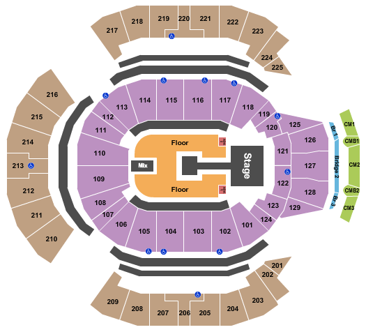 Chase Center Dua Lipa Seating Chart