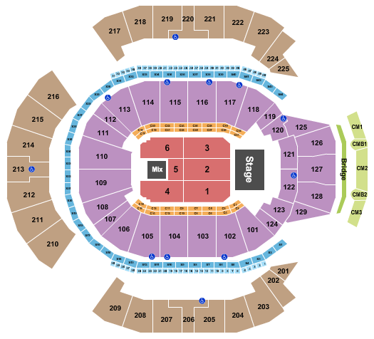 Chase Center Endstage 2 Seating Chart