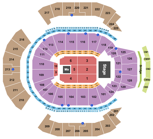 Chase Center Endstage 3 Seating Chart