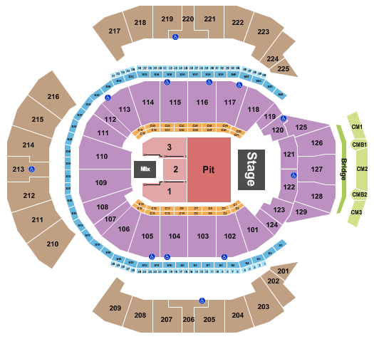 Chase Center Seating Chart