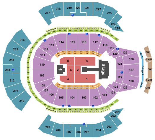 Chase Center JJ Lin Seating Chart