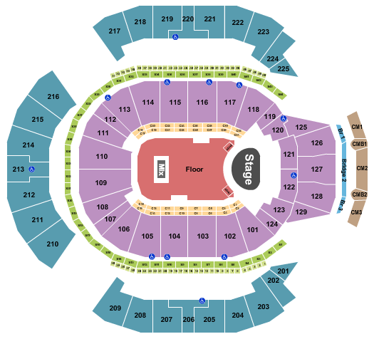 Chase Center Kacey Musgraves Seating Chart